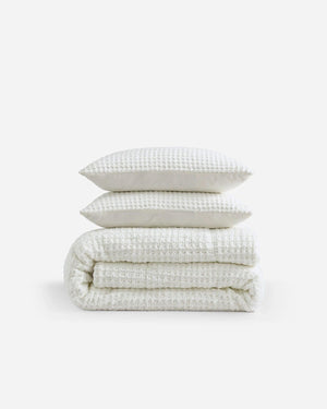 Snug Waffle Comforter Bundle
