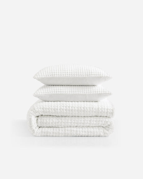 Snug Waffle Comforter Bundle