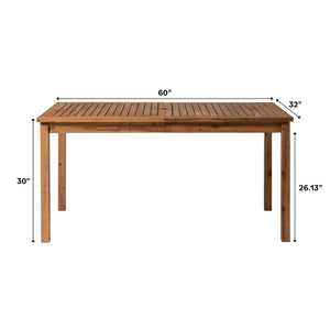 Solano Outdoor Patio Dining Table