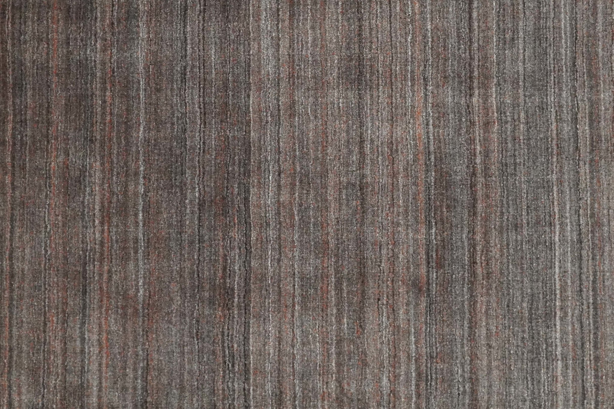 Solid Brown Scandinavian 5x7 Blended Wool Flatwoven Area Rug, Dinning, Kids Rug | HL17