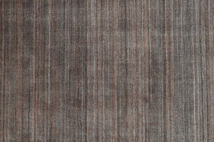 Solid Brown Scandinavian 5x7 Blended Wool Flatwoven Area Rug, Dinning, Kids Rug | HL17