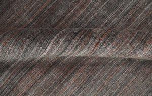 Solid Brown Scandinavian 5x7 Blended Wool Flatwoven Area Rug, Dinning, Kids Rug | HL17