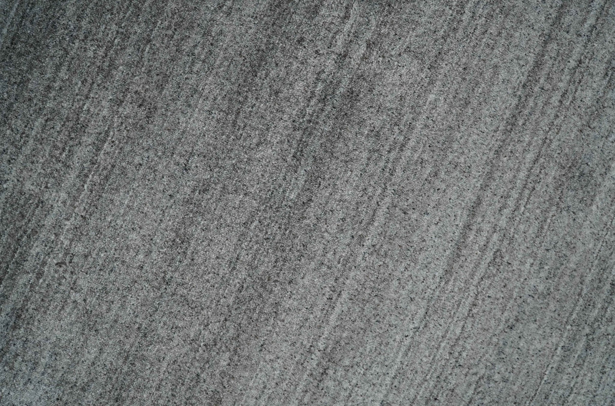 Solid Gray Shaded Scandinavian 5x7 Blended Wool Flatwoven Area Rug | HL37