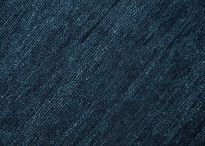 Solid Midnight Blue Hand knotted Modern 8x10 wool Area Rug
