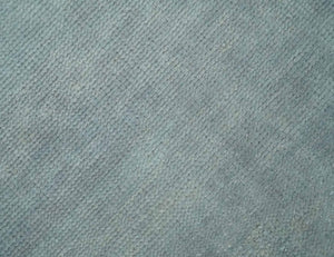 Solid Plain Gray Hand knotted Modern look 8x10 wool Area Rug