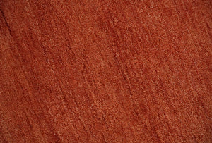 Solid Plane Rust Woolen Hand Tufted 8x10 wool Rug