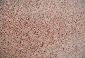 Solid Plush and Soft 3x5, 4x6 and 5x7 Hand Woven Shag Peach Area Rug | SHAG11