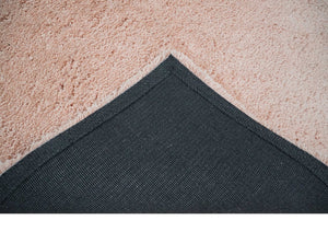 Solid Plush and Soft 3x5, 4x6 and 5x7 Hand Woven Shag Peach Area Rug | SHAG11