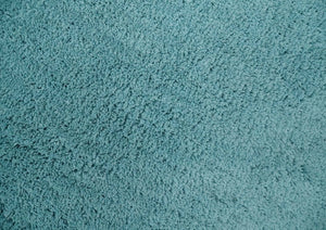 Solid Plush and Soft 3x5, 4x6 and 5x7 Hand Woven Shag Teal Area Rug