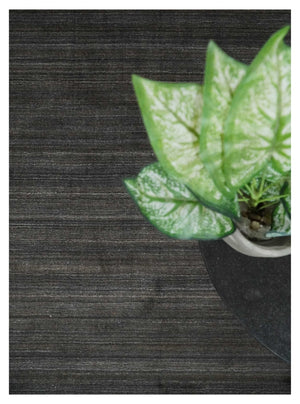 Solid Shaded Charcoal Shaded Scandinavian 5x7 Blended Wool Flatwoven Area Rug | HL34