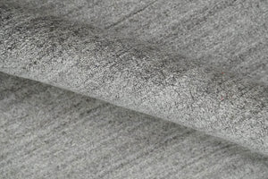 Solid Shaded Gray Shaded Scandinavian 5x7 Blended Wool Flatwoven Area Rug | HL33