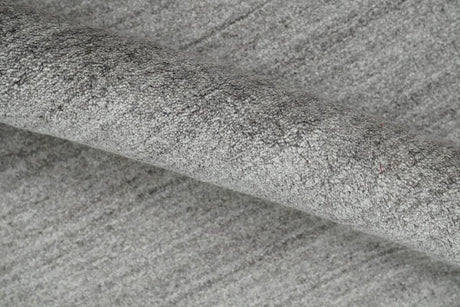 Solid Shaded Gray Shaded Scandinavian 5x7 Blended Wool Flatwoven Area Rug | HL33