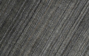Solid Silver and Charcoal Shaded Scandinavian 5x7 Blended Wool Flatwoven Area Rug | HL23