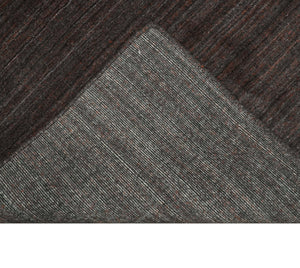 Solid Tan Scandinavian 5x7 Blended Wool Flatwoven Area Rug, Dinning, Kids Rug | HL19