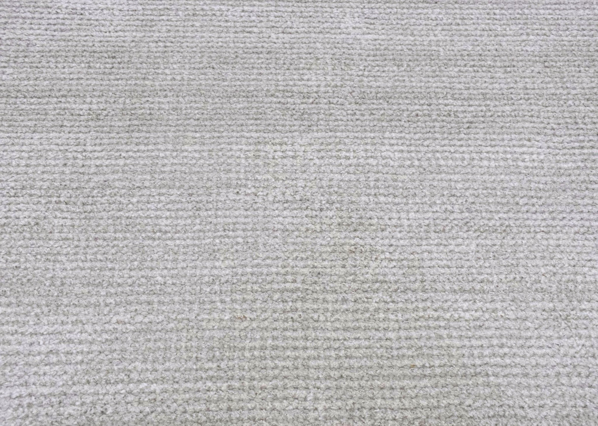 Solid Taupe Silver Rug | Made with wool and viscose blend | TRD171
