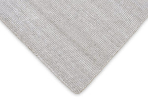 Solid Taupe Silver Rug | Made with wool and viscose blend | TRD171