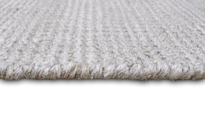 Solid Taupe Silver Rug | Made with wool and viscose blend | TRD171