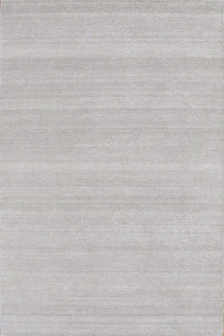 Solid Taupe Silver Rug | Made with wool and viscose blend | TRD171