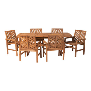 Somerset Extendable Outdoor Patio 7-Piece Dining Set