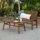 Somerset Outdoor Patio 2-Piece Chat Set