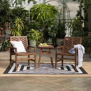 Somerset Outdoor Patio 3-Piece Chat Set