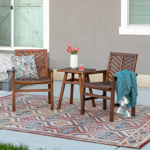 Somerset Outdoor Patio 3-Piece Chat Set