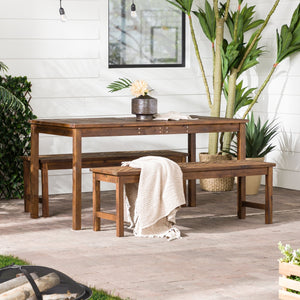 Somerset Outdoor Patio 3-Piece Dining Set