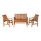 Somerset Outdoor Patio 4-Piece Chat Set