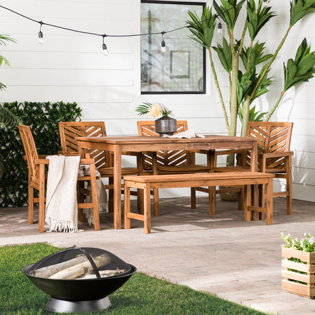 Somerset Outdoor Patio 6-Piece Dining Set