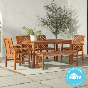 Somerset Outdoor Patio 6-Piece Dining Set