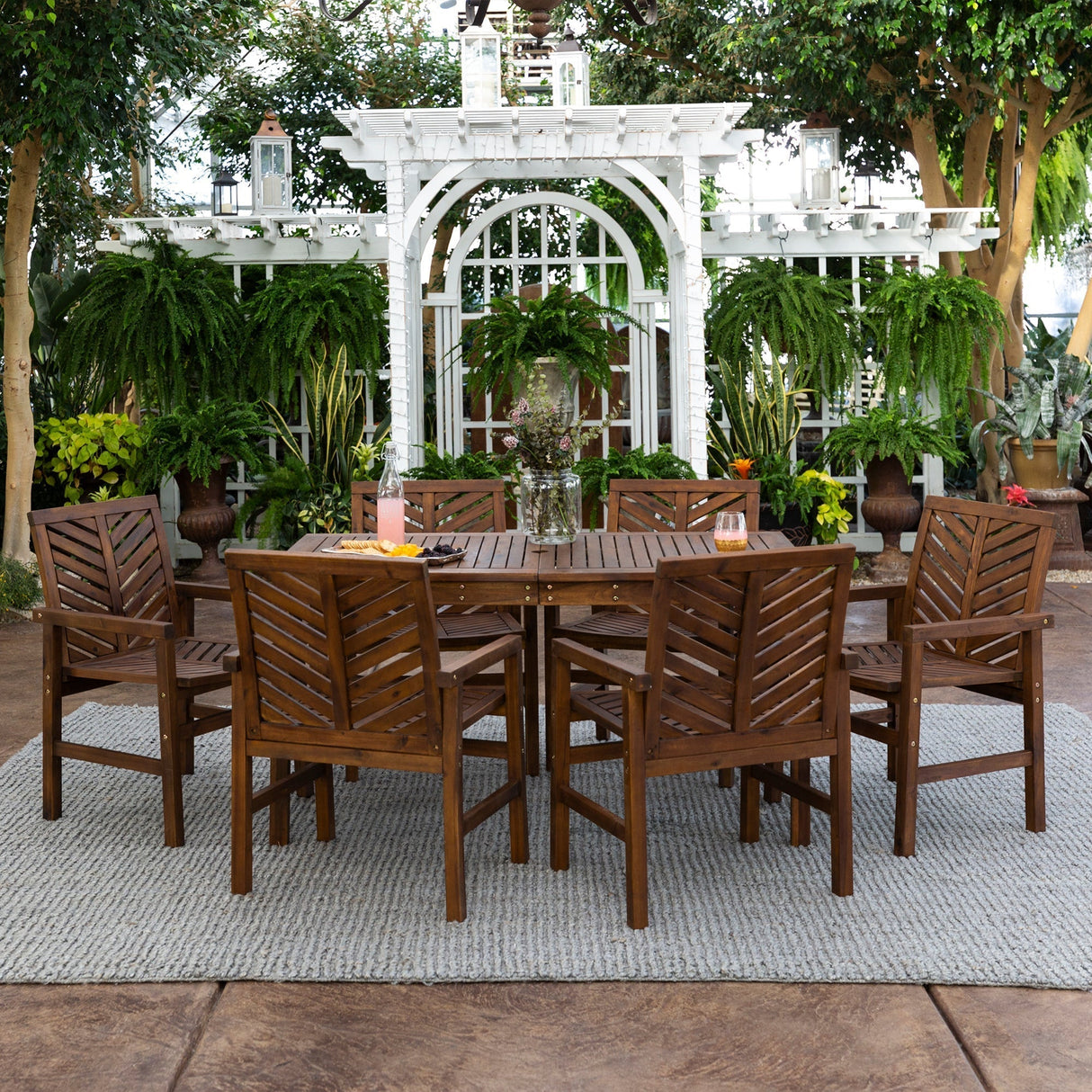 Somerset Outdoor Patio 7-Piece Dining Set