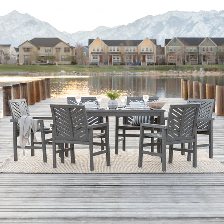 Somerset Outdoor Patio 7-Piece Dining Set