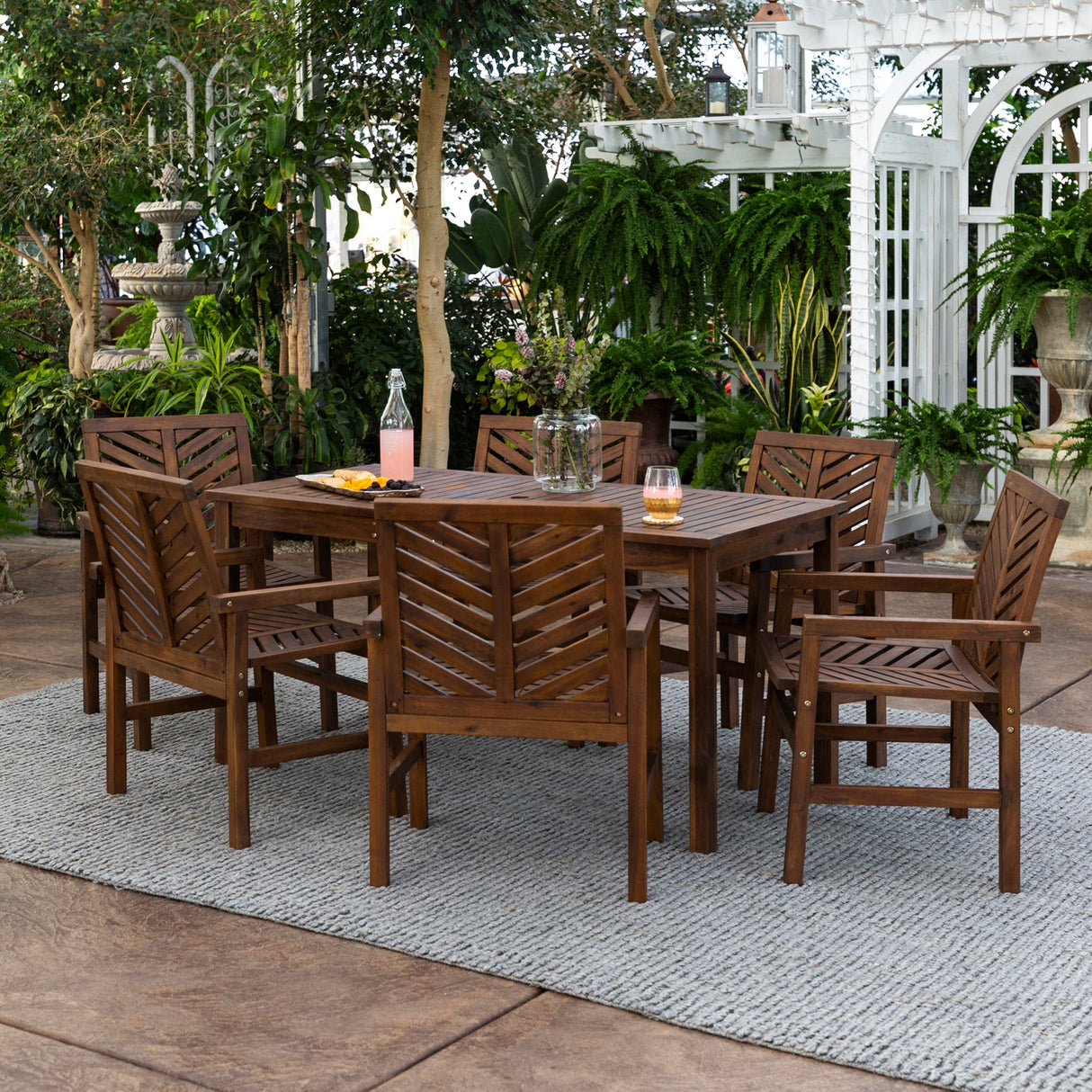 Somerset Outdoor Patio 7-Piece Dining Set