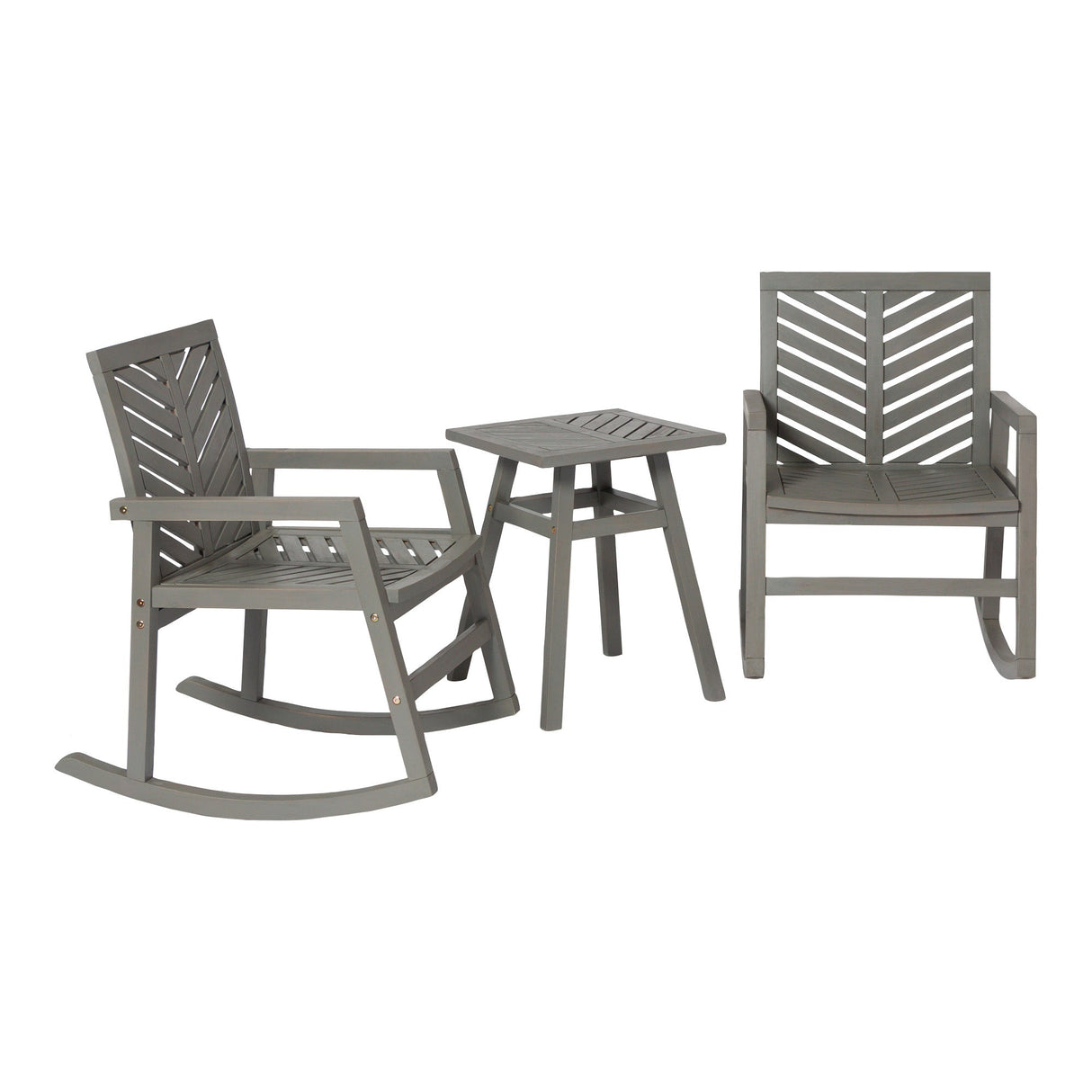 Somerset Outdoor Rocking Chair 3-Piece Chat Set