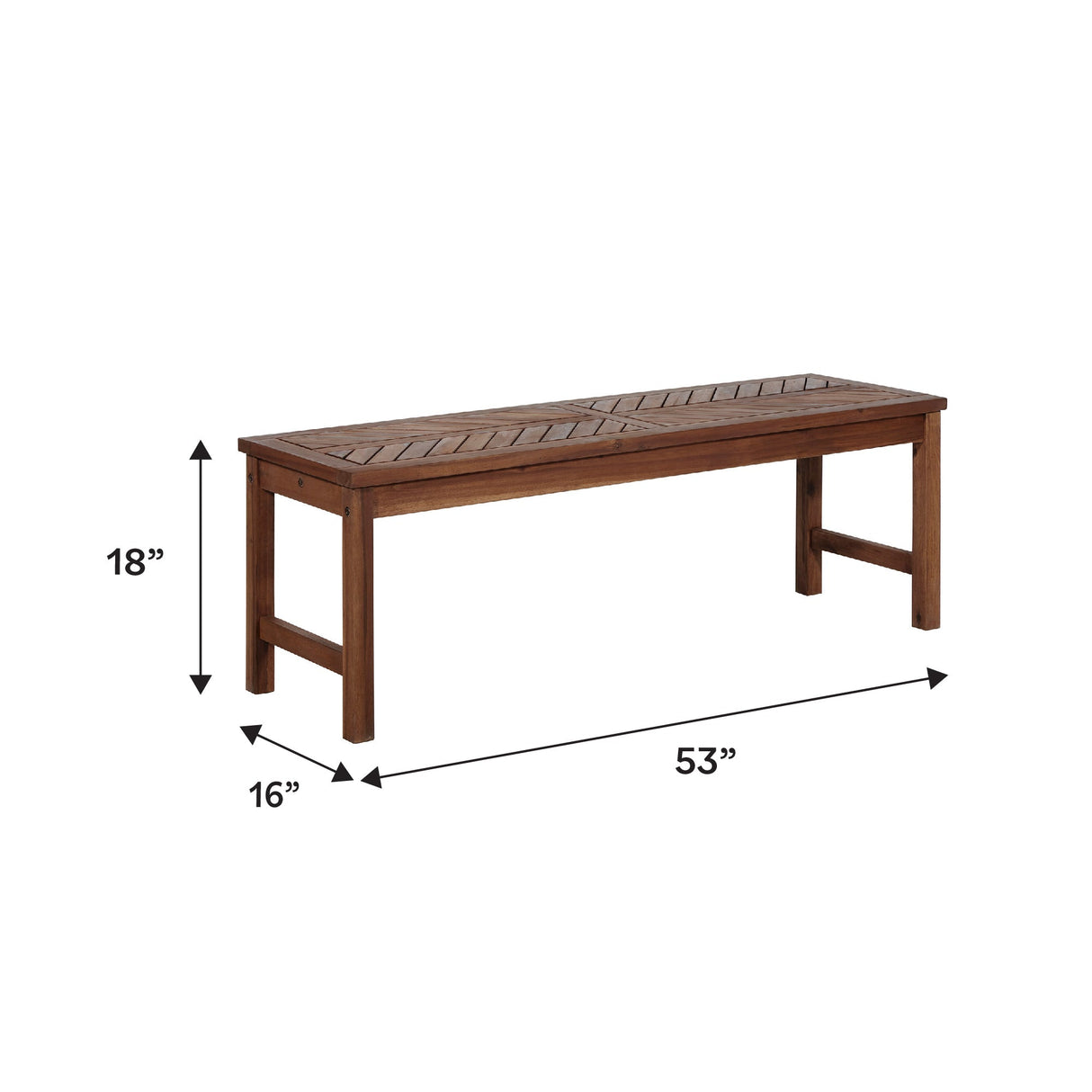 Somerset Patio Dining Bench