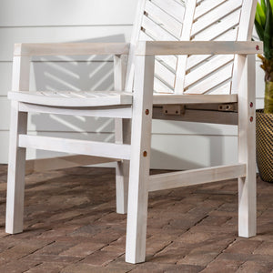 Somerset Patio Wood Chairs, Set of 2