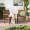 Somerset Patio Wood Chairs, Set of 2