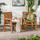 Somerset Patio Wood Chairs, Set of 2