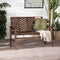 Somerset Patio Wood Loveseat Bench