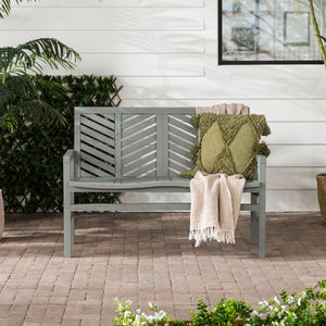 Somerset Patio Wood Loveseat Bench