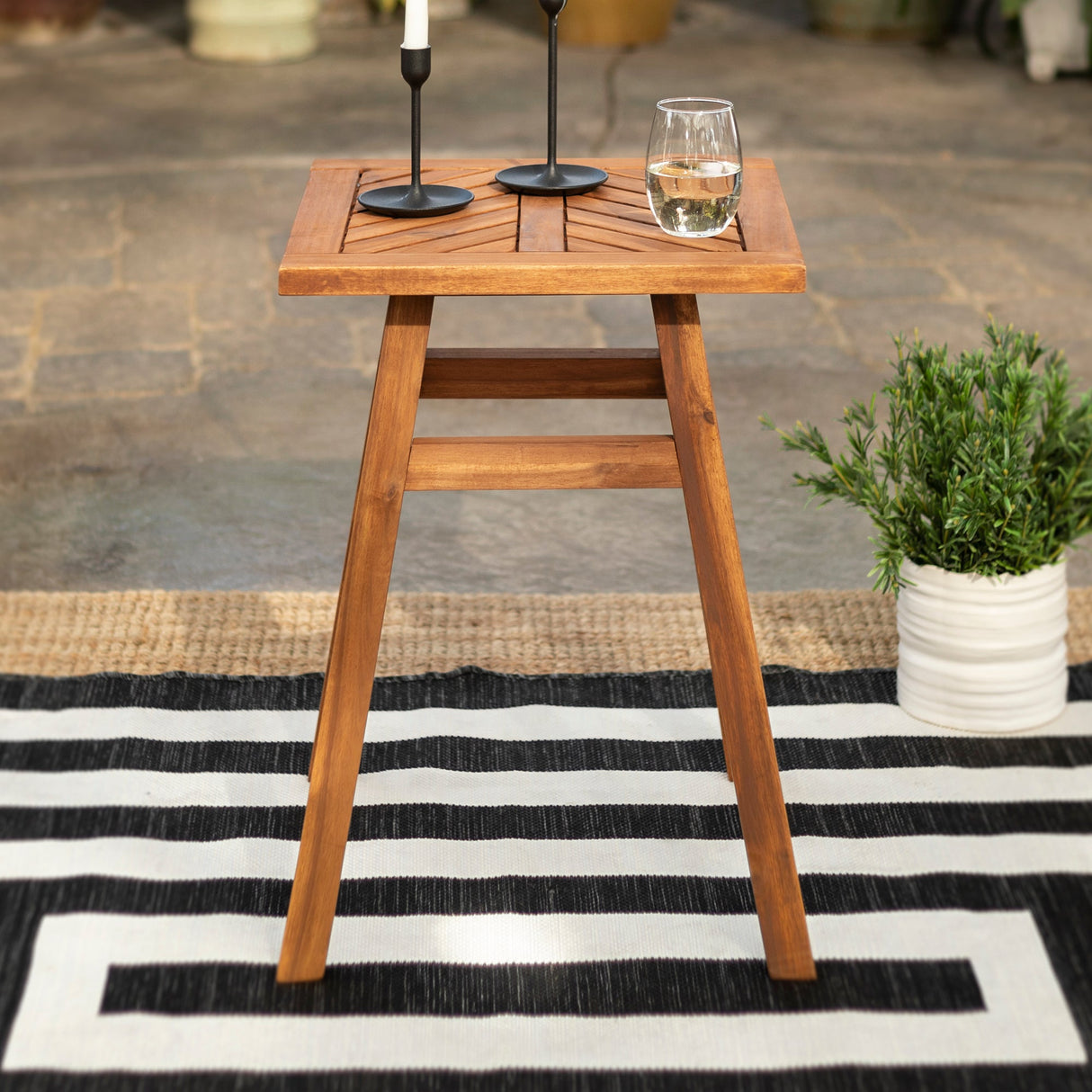 Somerset Patio Wood Side Table