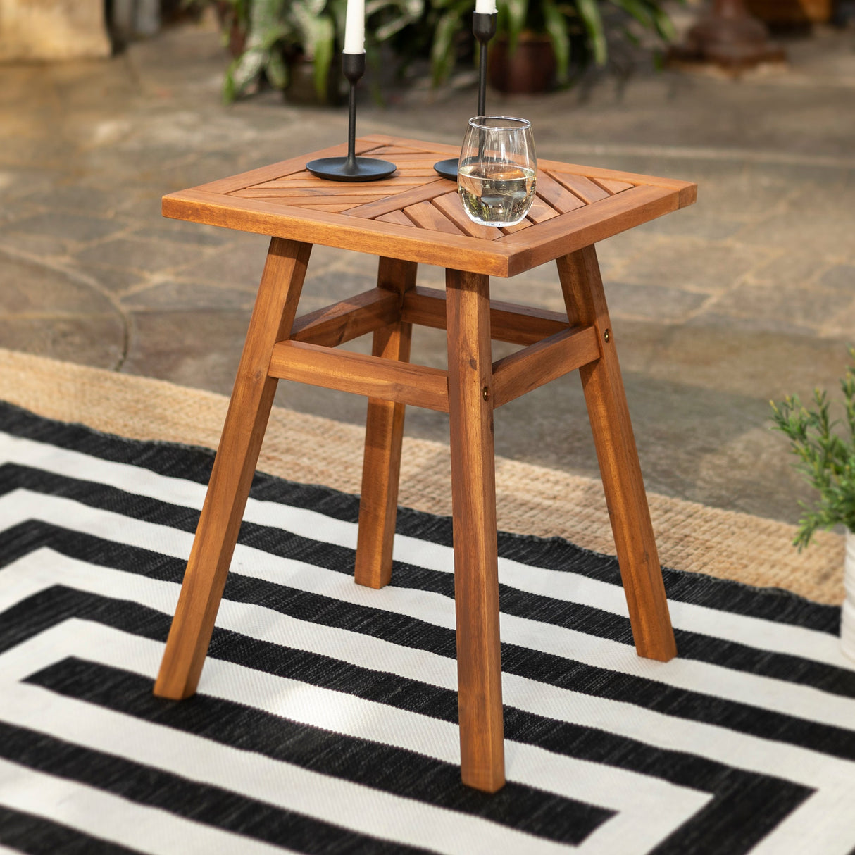 Somerset Patio Wood Side Table