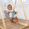 Spruce - Baby and Toddler Foldable Wooden Swing Set