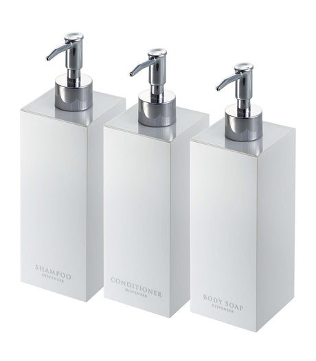 Square Dispenser Bundle - Shampoo, Conditioner, and Body Soap