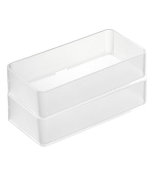 Stackable Clear Organizers [Set of 2] - Four Sizes