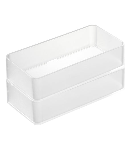 Stackable Clear Organizers [Set of 2] - Four Sizes