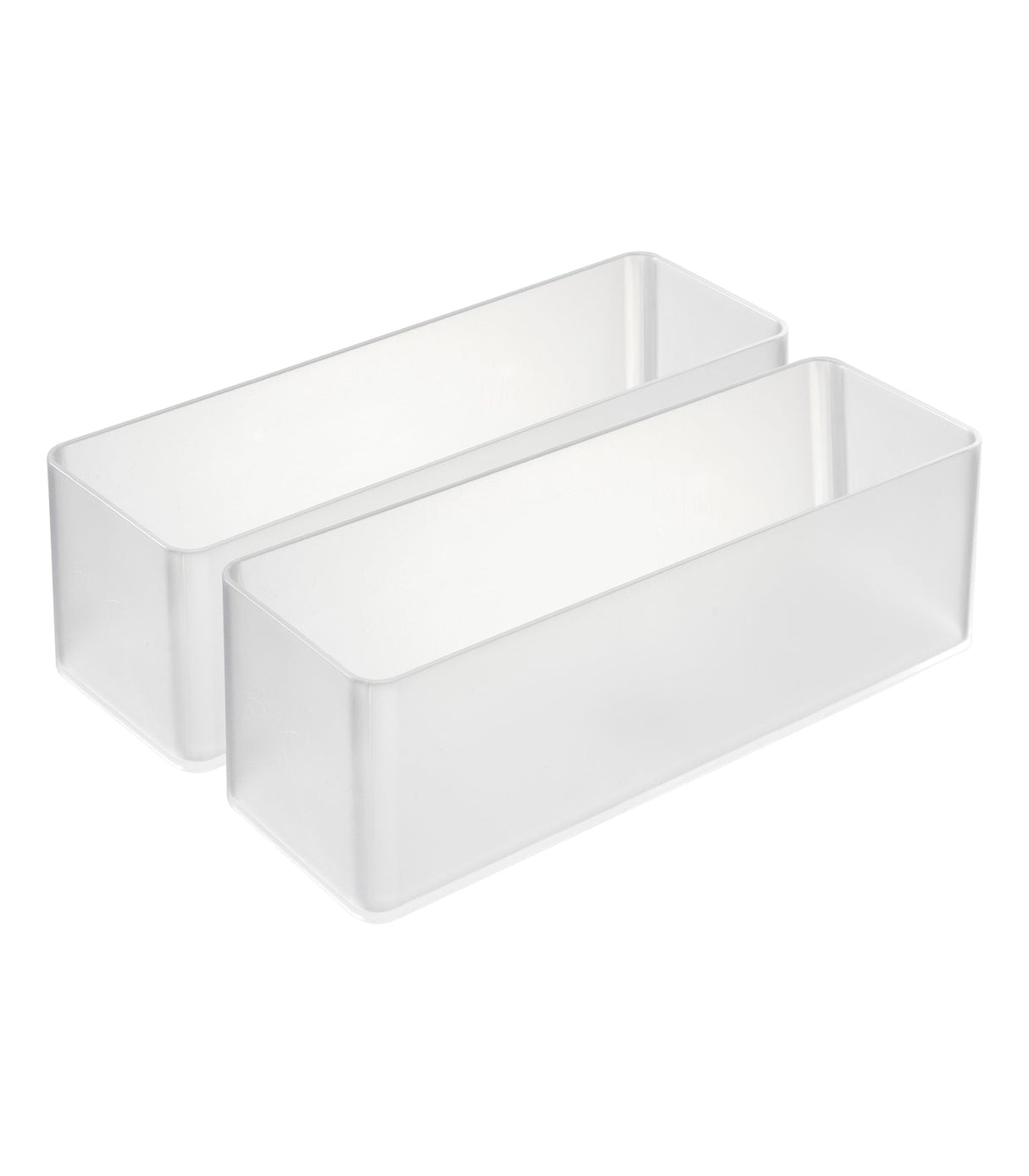 Stackable Clear Organizers [Set of 2] - Four Sizes