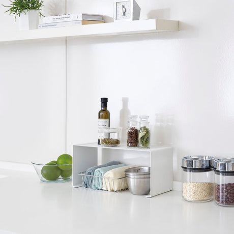 Stackable Countertop Shelf - Two Sizes - Steel