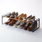 Stackable Shoe Rack (7" H) - Steel + Wood