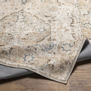 Standon Vintage Flat Pile Washable Rug